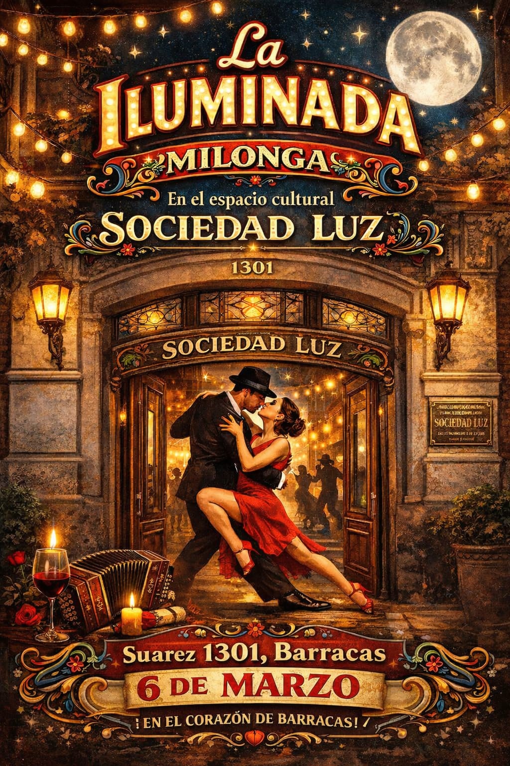 Vení a milonguear a Sociedad Luz